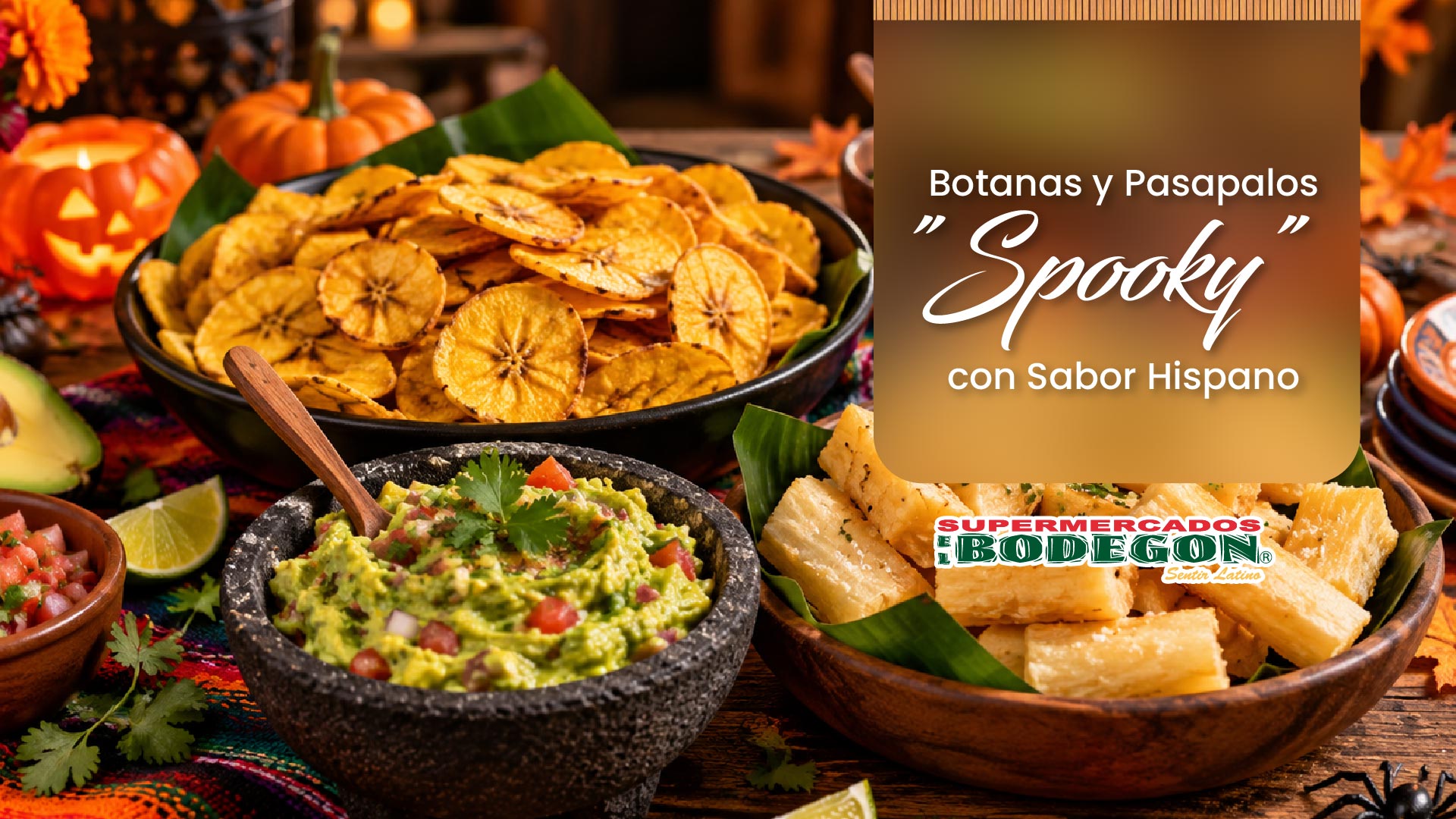 Botanas y Pasapalos "Spooky" con Sabor Hispano